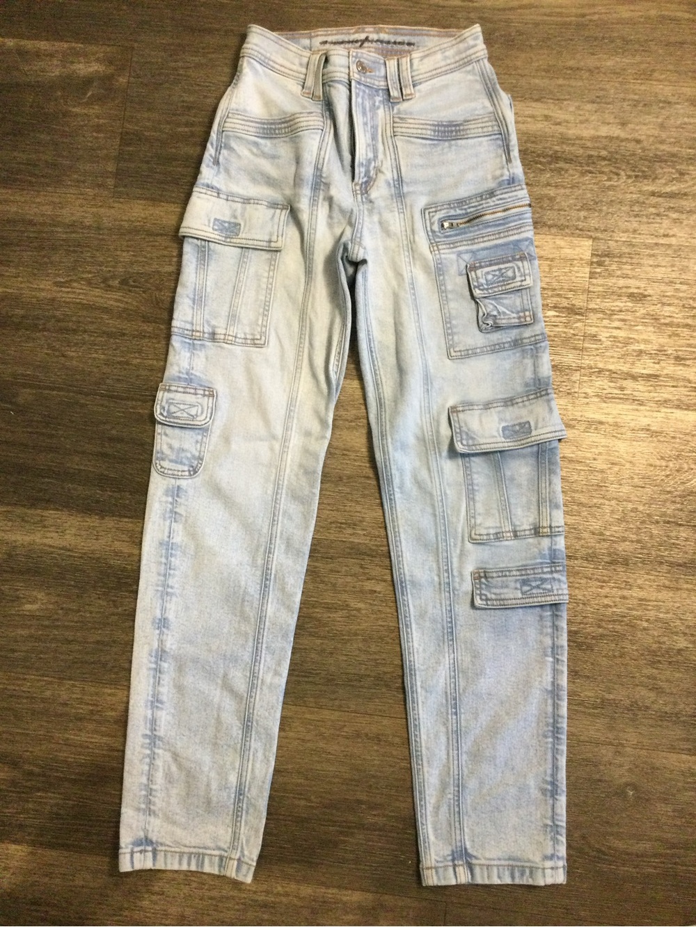American Eagle Outfitters Light Blue Stretch Denim Jeans